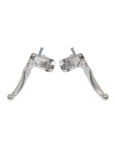 Mx Alloy Brake Lever Set Chrome.